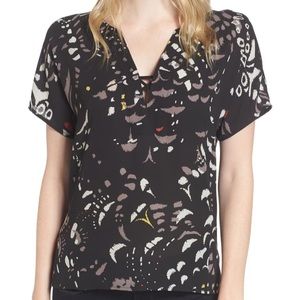 Trouve Lace up top. Size small